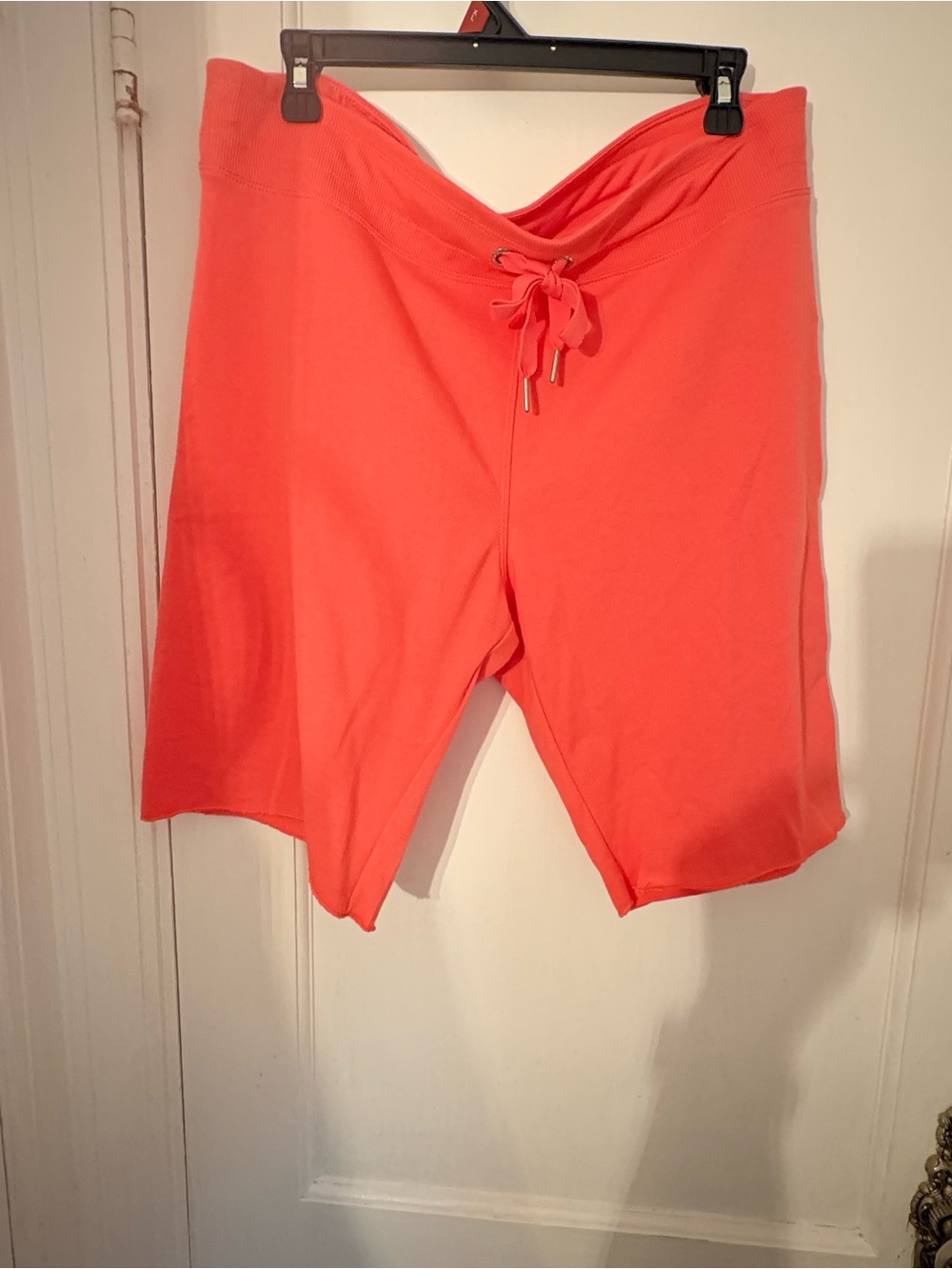 Calvin Klein Coral Ribbed Waistband Lounge Shorts